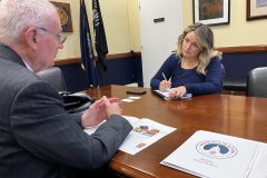 Richard Kearsley, USAF Col Ret, southeast Idaho & Molly Carpenter, Sen. Crapos office.